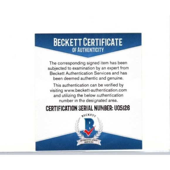 Rugger Ardizoia Autographed Signed 8x10 Photo MLB NY Yankees COA Beckett U05126 - Picture 2 of 2